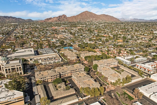 2989 N 44th St Unit 3016, Phoenix, AZ 85018 - aerial view of property and surrounding area featuring a mountain backdrop