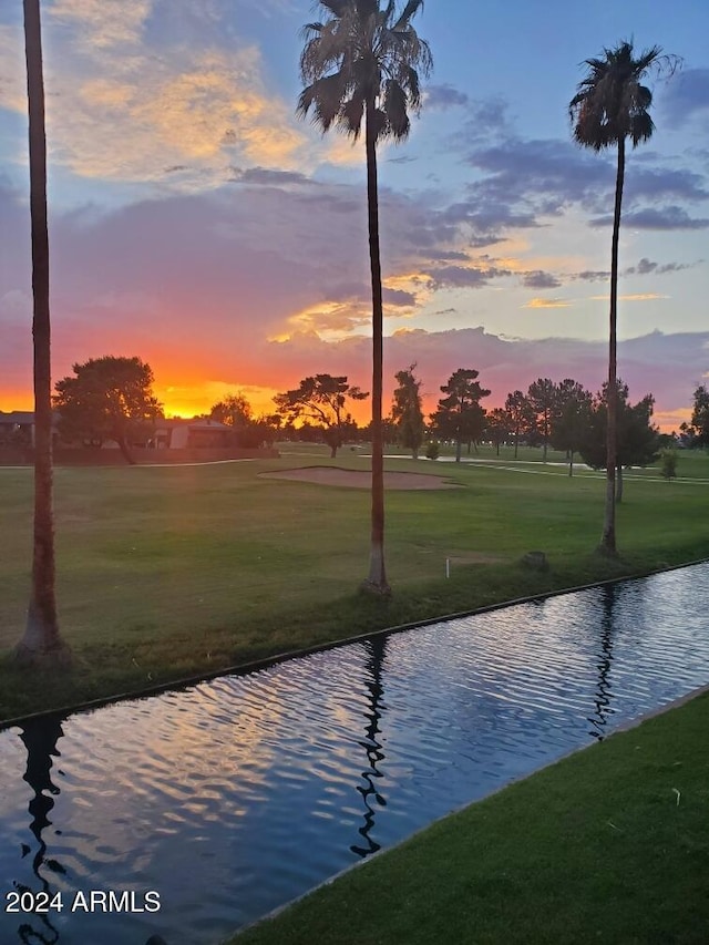 property view of water