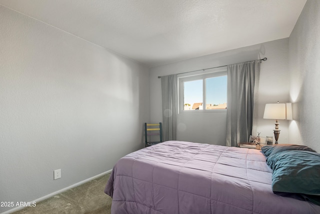 bedroom featuring carpet flooring