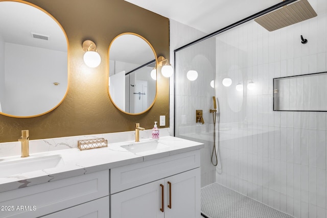 9005 W Villa Chula St, Peoria, AZ 85383 - full bath with double vanity and a tile shower
