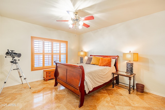3597 W Mineral Butte Dr, San Tan Valley, AZ 85144 - bedroom featuring baseboards and ceiling fan