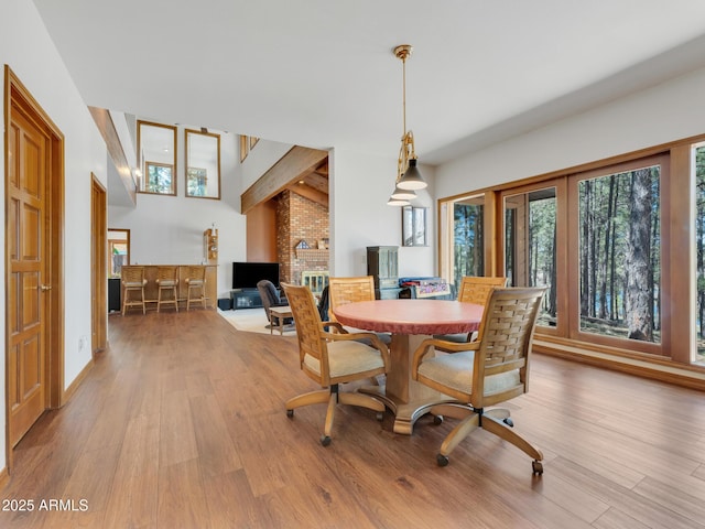 951 N Sky View St, Flagstaff, AZ 86004 - dining space featuring light wood-style floors