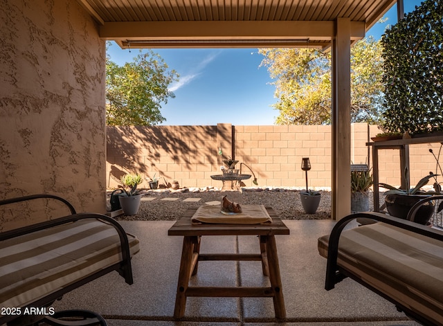 view of patio / terrace