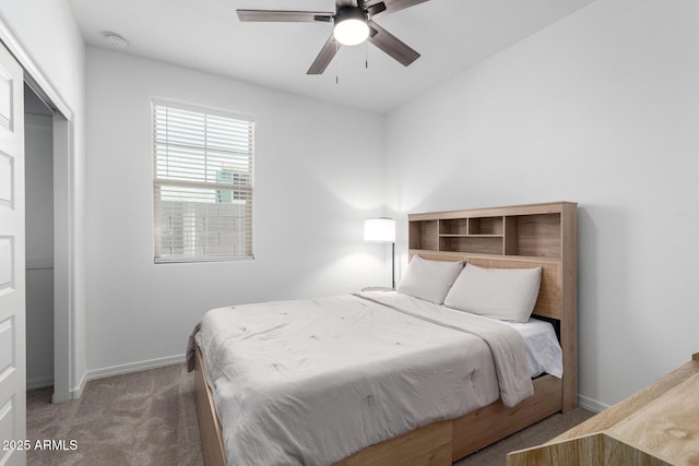 10223 W Piccadilly Rd, Avondale, AZ 85392 - carpeted bedroom with baseboards and ceiling fan