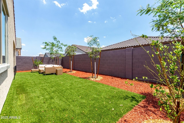 10223 W Piccadilly Rd, Avondale, AZ 85392 - view of yard featuring an outdoor living space