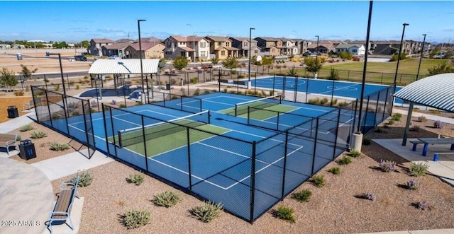 10223 W Piccadilly Rd, Avondale, AZ 85392 - view of tennis court with a residential view