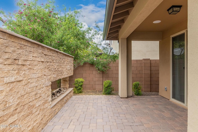 1848 S Follett Way, Gilbert, AZ 85295 - view of patio / terrace featuring fence
