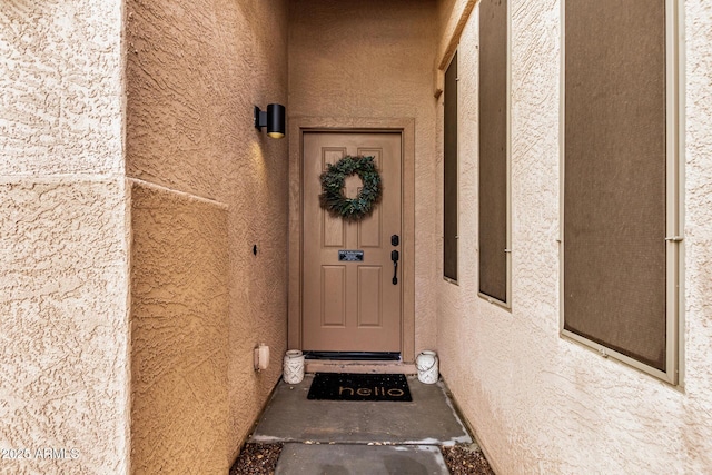 view of property entrance