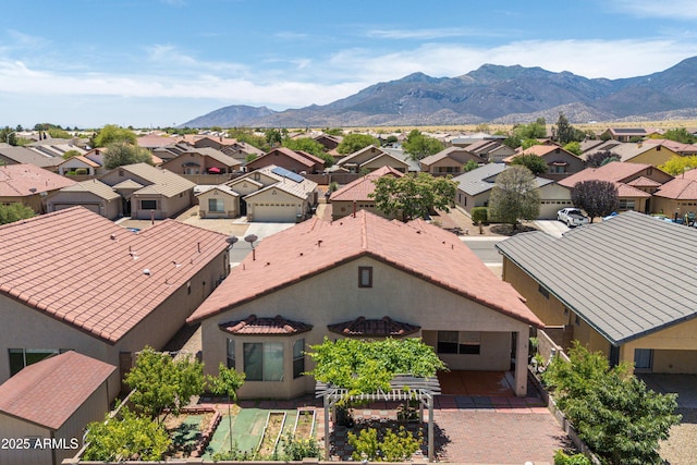 2003 Valley Sage St, Sierra Vista, AZ 85635 - aerial view of residential area with a mountain backdrop