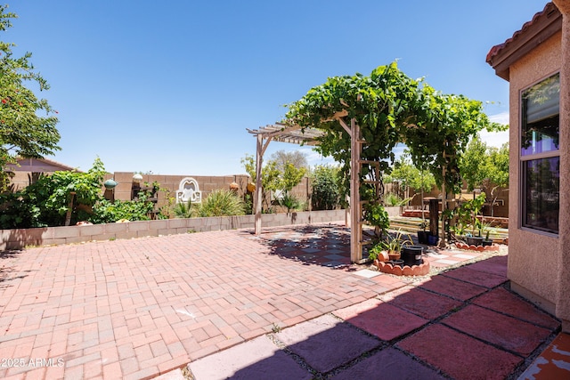 2003 Valley Sage St, Sierra Vista, AZ 85635 - view of patio featuring a pergola