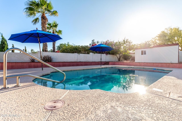 15111 E Palomino Blvd, Fountain Hills, AZ 85268 - view of pool with a fenced backyard