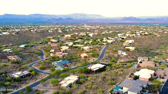 15111 E Palomino Blvd, Fountain Hills, AZ 85268 - aerial view of residential area featuring a mountain backdrop