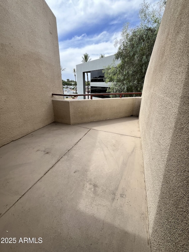 4850 E Desert Cove Ave Unit 241, Scottsdale, AZ 85254 - view of patio / terrace featuring a balcony