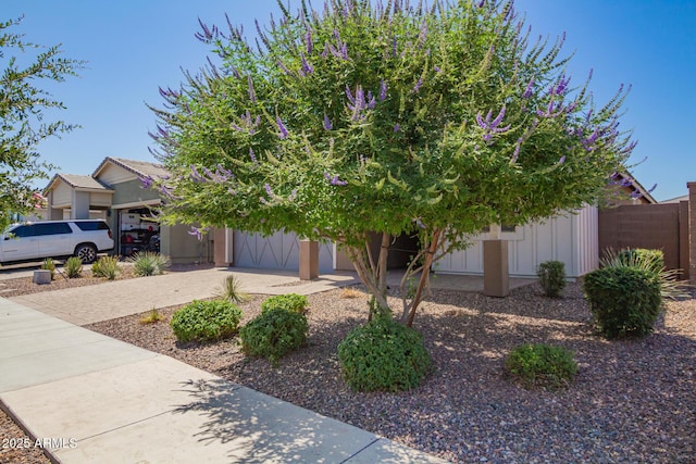 22507 E Quintero Rd, Queen Creek, AZ 85142 - obstructed view of property featuring board and batten siding