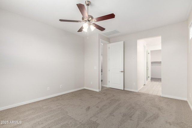 22507 E Quintero Rd, Queen Creek, AZ 85142 - unfurnished bedroom featuring carpet flooring and ceiling fan