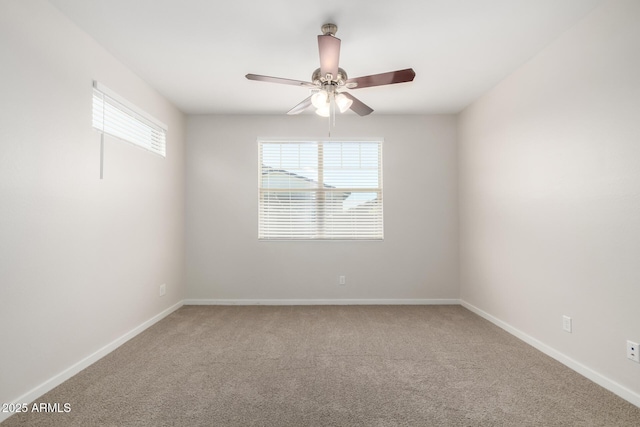 22507 E Quintero Rd, Queen Creek, AZ 85142 - unfurnished room with healthy amount of natural light, carpet floors, and ceiling fan