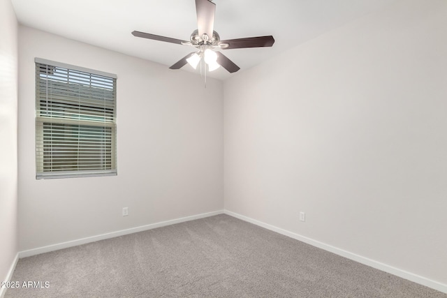 22507 E Quintero Rd, Queen Creek, AZ 85142 - spare room featuring carpet floors and ceiling fan
