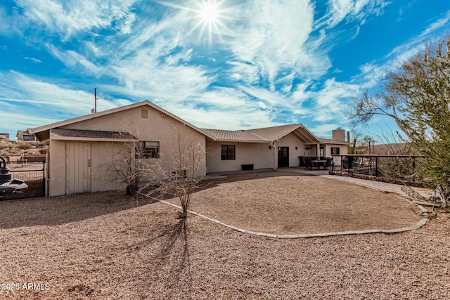 50031 N 27th Ave, New River, AZ 85087 - rear view of property with a patio and stucco siding