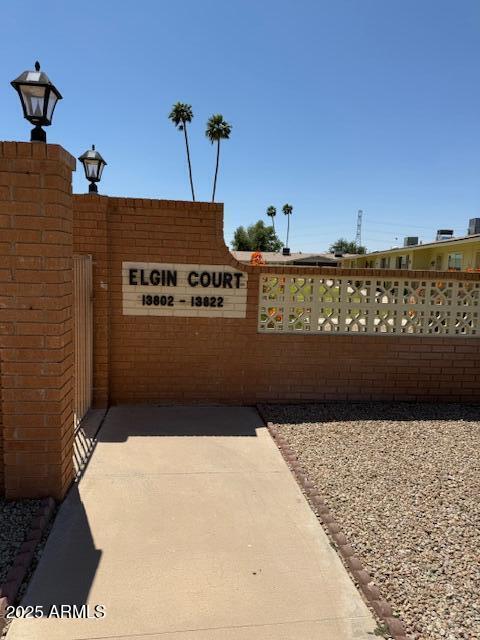 13822 N Silverbell Dr Unit 15C, Sun City, AZ 85351 - gate with fence
