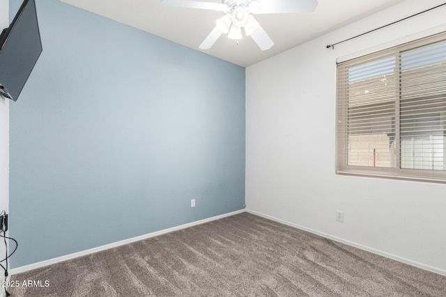 9142 W Pontiac Dr, Peoria, AZ 85382 - spare room featuring carpet floors and ceiling fan