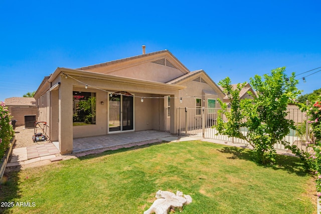 9142 W Pontiac Dr, Peoria, AZ 85382 - back of house featuring a patio and stucco siding