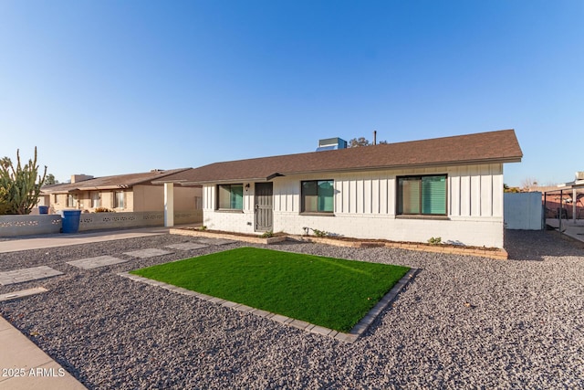 view of ranch-style home