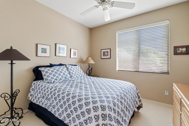 40128 N Integrity Trl, Anthem, AZ 85086 - carpeted bedroom featuring baseboards and ceiling fan