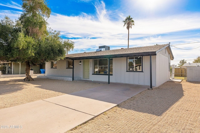 view of ranch-style house