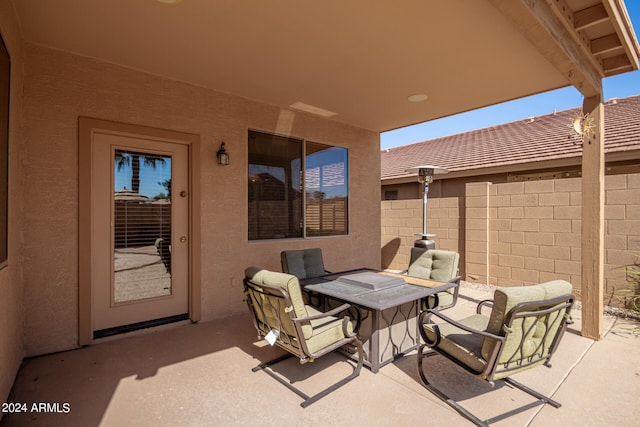 view of patio