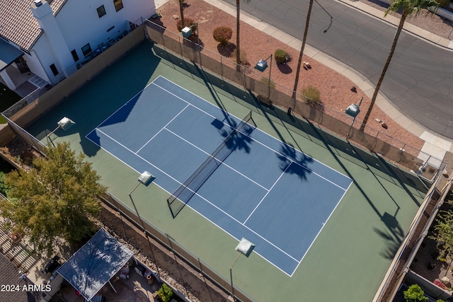 view of sport court