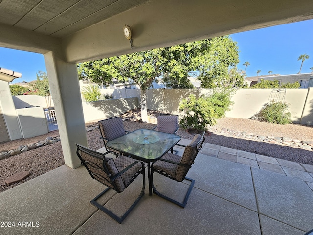 view of patio