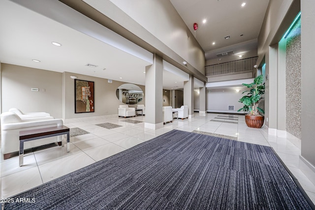 lobby with visible vents