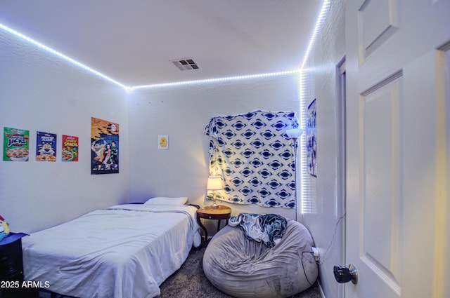 bedroom featuring carpet floors