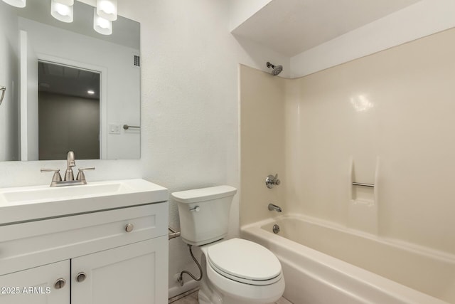 14408 N 35th Ave, Phoenix, AZ 85053 - full bathroom with shower / tub combination, vanity, and toilet