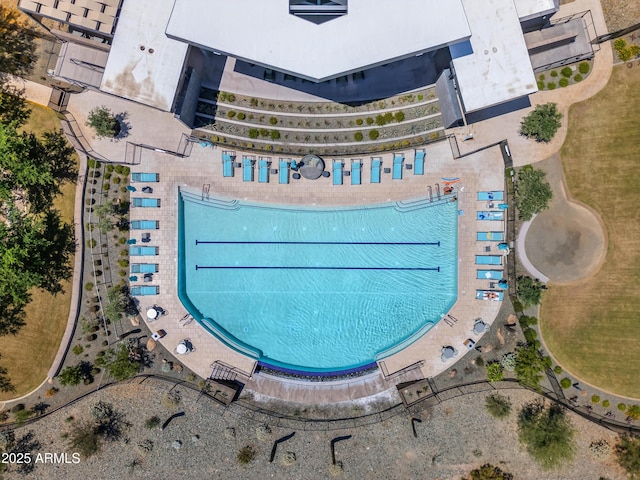 12370 W Cassia Trl, Peoria, AZ 85383 - bird's eye view of a pool