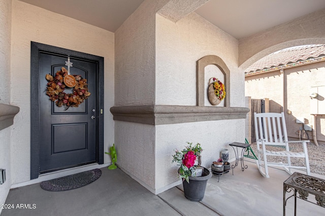 view of entrance to property