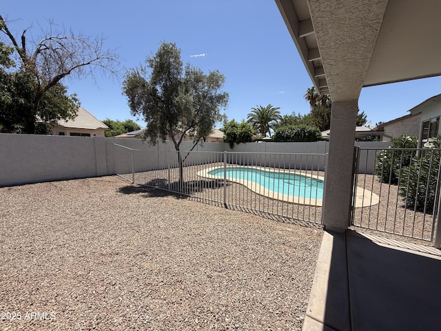 81 E Smoke Tree Rd, Gilbert, AZ 85296 - view of swimming pool with a fenced backyard and a patio area