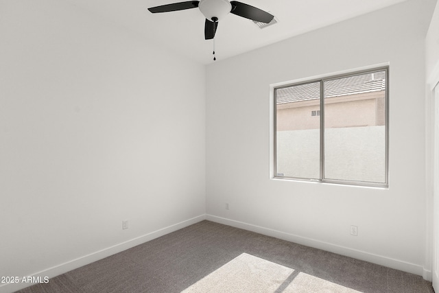 81 E Smoke Tree Rd, Gilbert, AZ 85296 - spare room with carpet floors and a ceiling fan