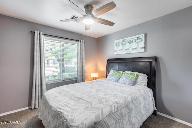 7435 W Trails Dr, Glendale, AZ 85308 - bedroom featuring carpet flooring and ceiling fan