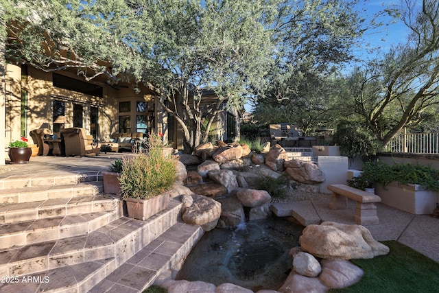 view of patio