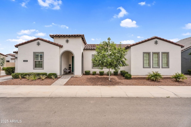 11233 N Blakely St, Surprise, AZ 85388 - mediterranean / spanish-style home featuring stucco siding and a tile roof