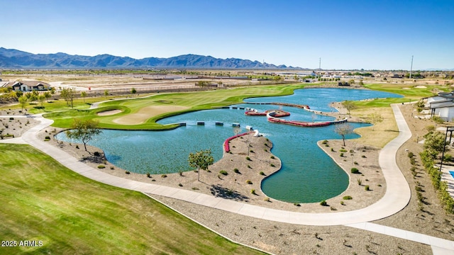 11233 N Blakely St, Surprise, AZ 85388 - aerial view of a water and mountain view and a local golf course