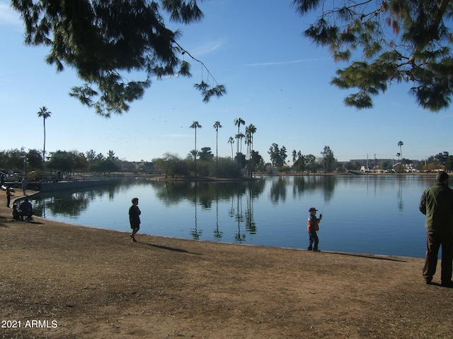 view of water view