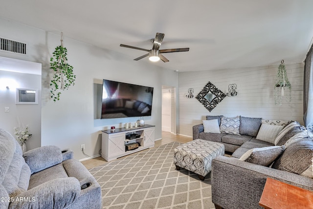 11815 N 112th Dr, Youngtown, AZ 85363 - living area with ceiling fan and baseboards
