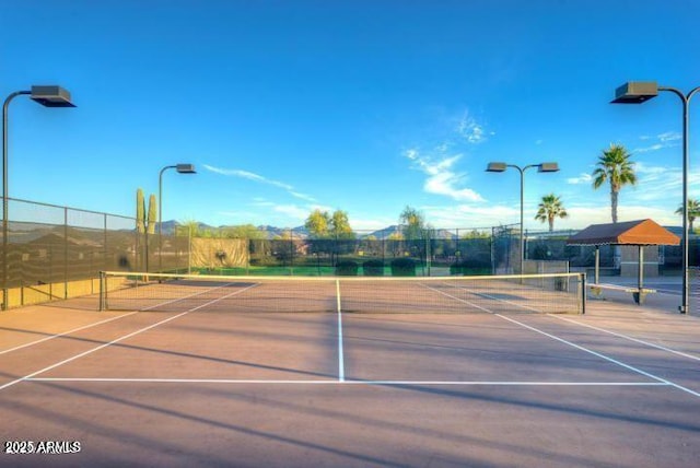 view of sport court