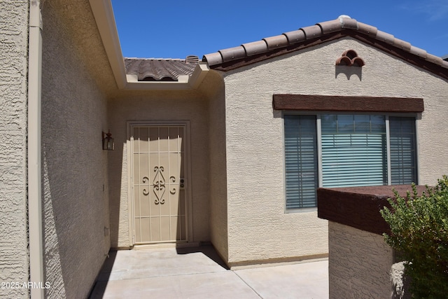 view of entrance to property