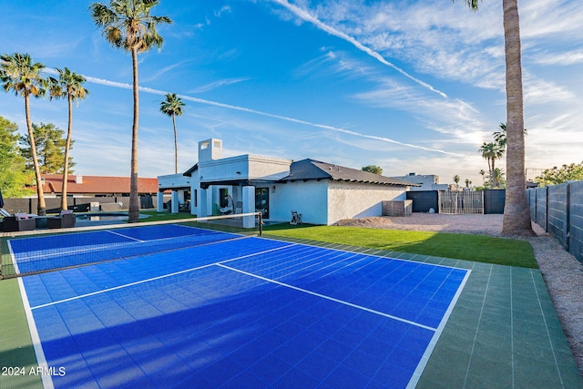 view of sport court