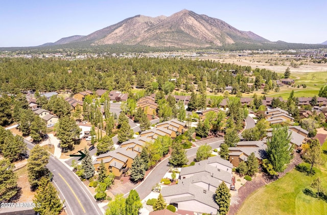 2800 N Saddleback Way Unit 2, Flagstaff, AZ 86004 - bird's eye view featuring a mountain view and a residential view