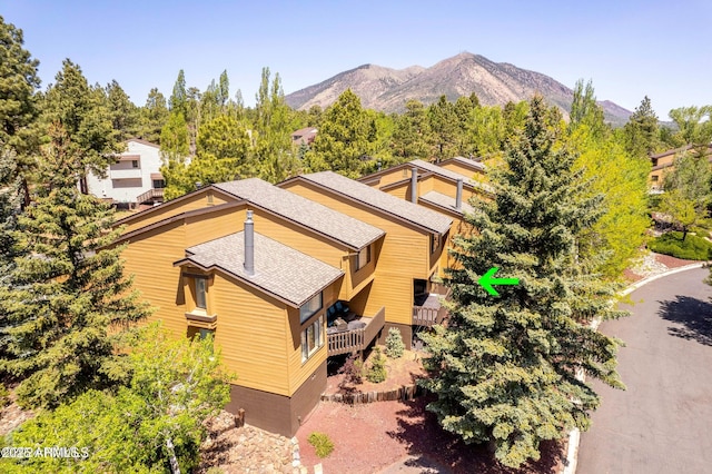 2800 N Saddleback Way Unit 2, Flagstaff, AZ 86004 - aerial view featuring a mountain view