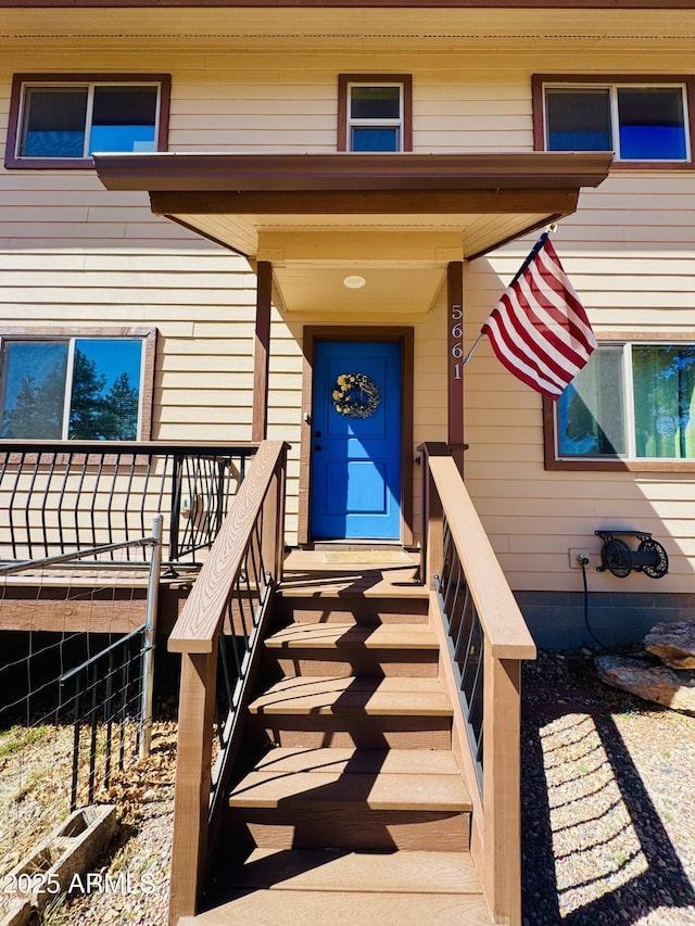 view of entrance to property